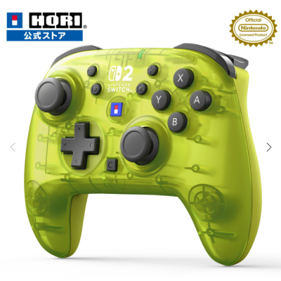 HORI TURBO 無線藍牙控制器(兼容Switch2)(亮黃色)